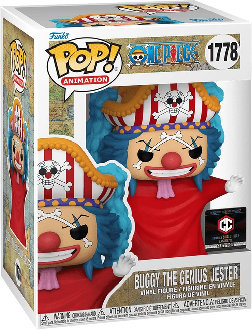 Figurinë vinyl Funko POP! Animation One Piece Buggy (Post Time-Skip)