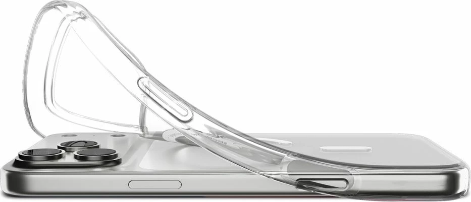 Mbështjellës Spigen Liquid Crystal MagSafe për iPhone 17 Pro, Transparent dhe Bardhë