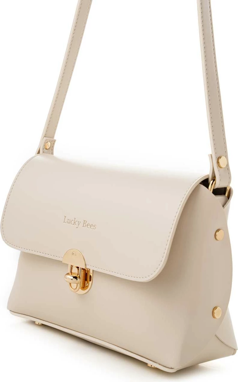 Çantë crossbody Lucky Bees, krem, 1278