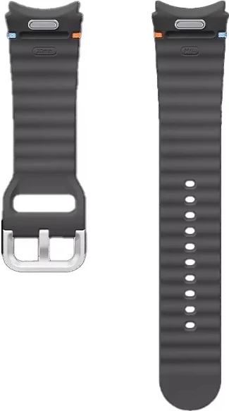 rrip silikoni Samsung ET-SNL31LBE, M/L, për Galaxy Watch 4/5/6/7, gri e errët