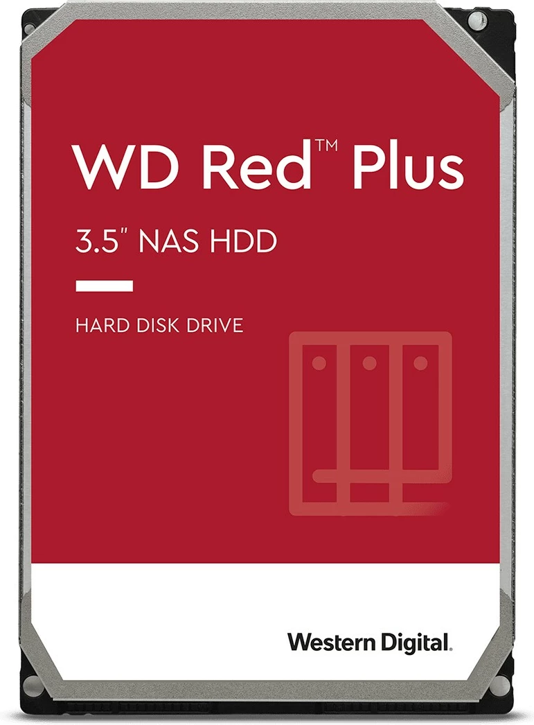 Hard disk Western Digital WD Red Plus, 10 TB, 7200 RPM, 3.5", Serial ATA III