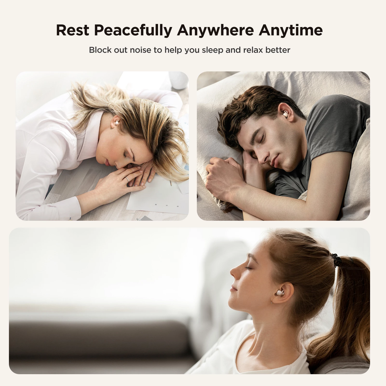 Kufje TWS Joyroom JR-TS1 Cozydots Series, Bluetooth 5.3, anulim zhurme, e zezë