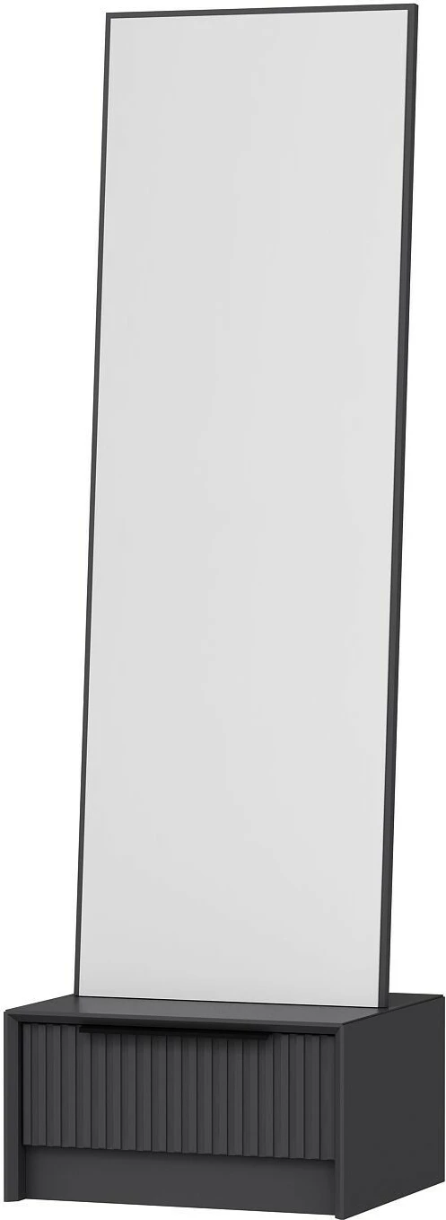 Tavolinë grimimi Skye Decor, Kale Luxe Soft, anthracite, 54x178x45cm