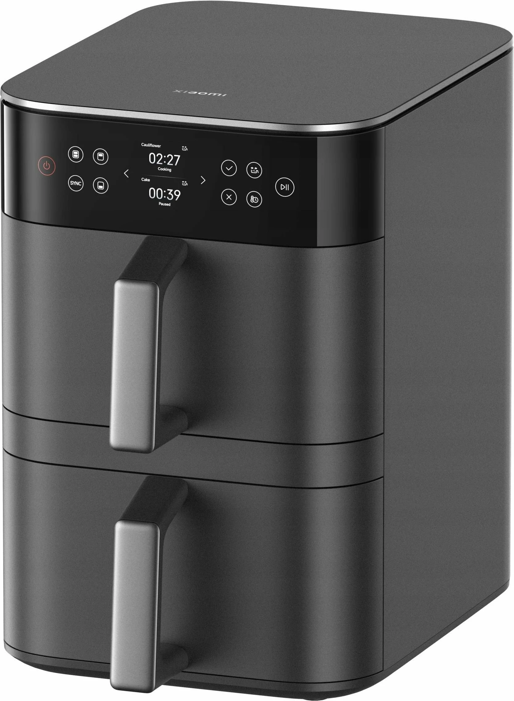 Fritezë me ajër Xiaomi Smart Double Stack Air Fryer 12L 2800W, e zezë