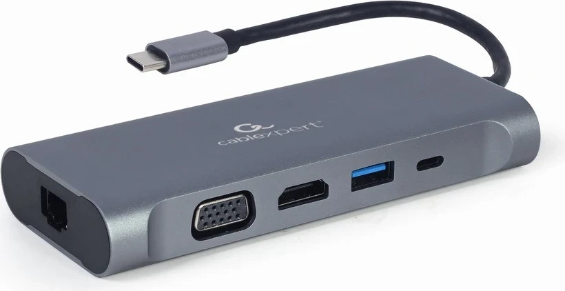 Hub Gembird A-CM-COMBO7-01, USB 3.2 Gen, hiri