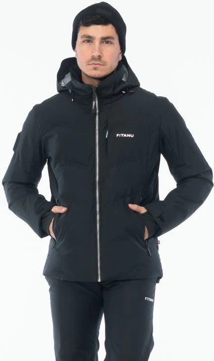 Jakne për meshkuj Fitanu CERTIS PRIMALOFT, e zezë