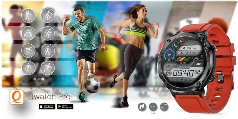 Smartwatch Gravity për të gjithë, kuqe