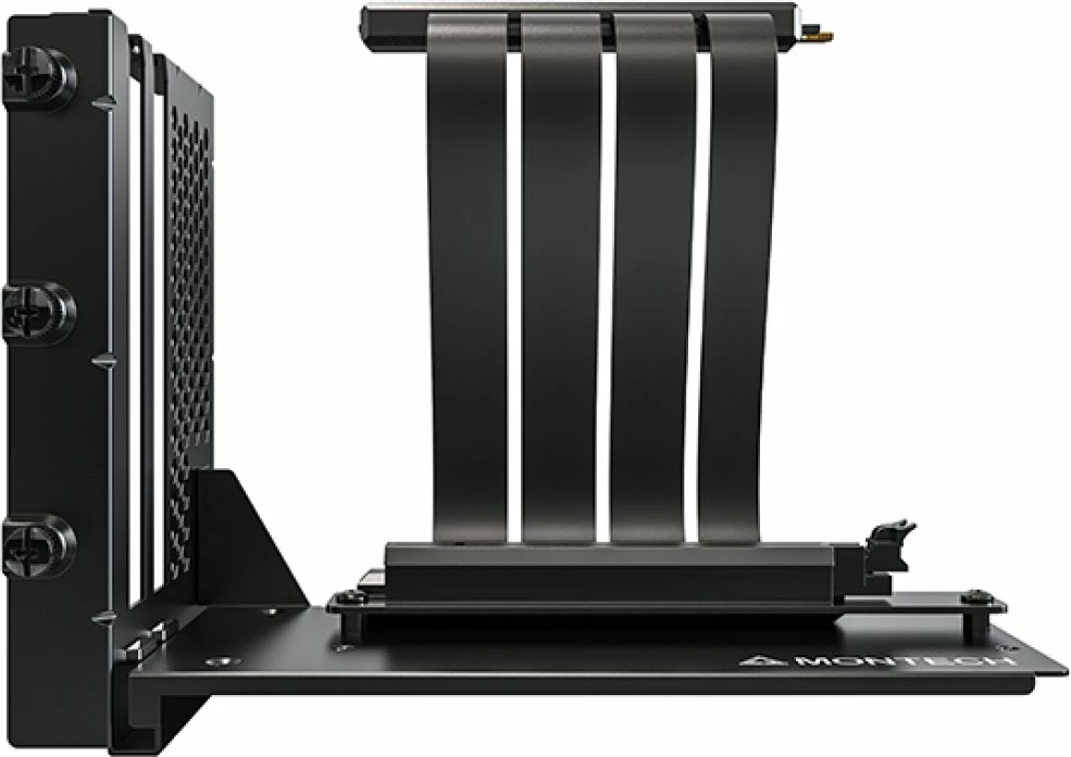 Kit montimi vertikal për GPU Montech VGM 2 PCIe 4.0 x16, Riser 244 mm, i zi