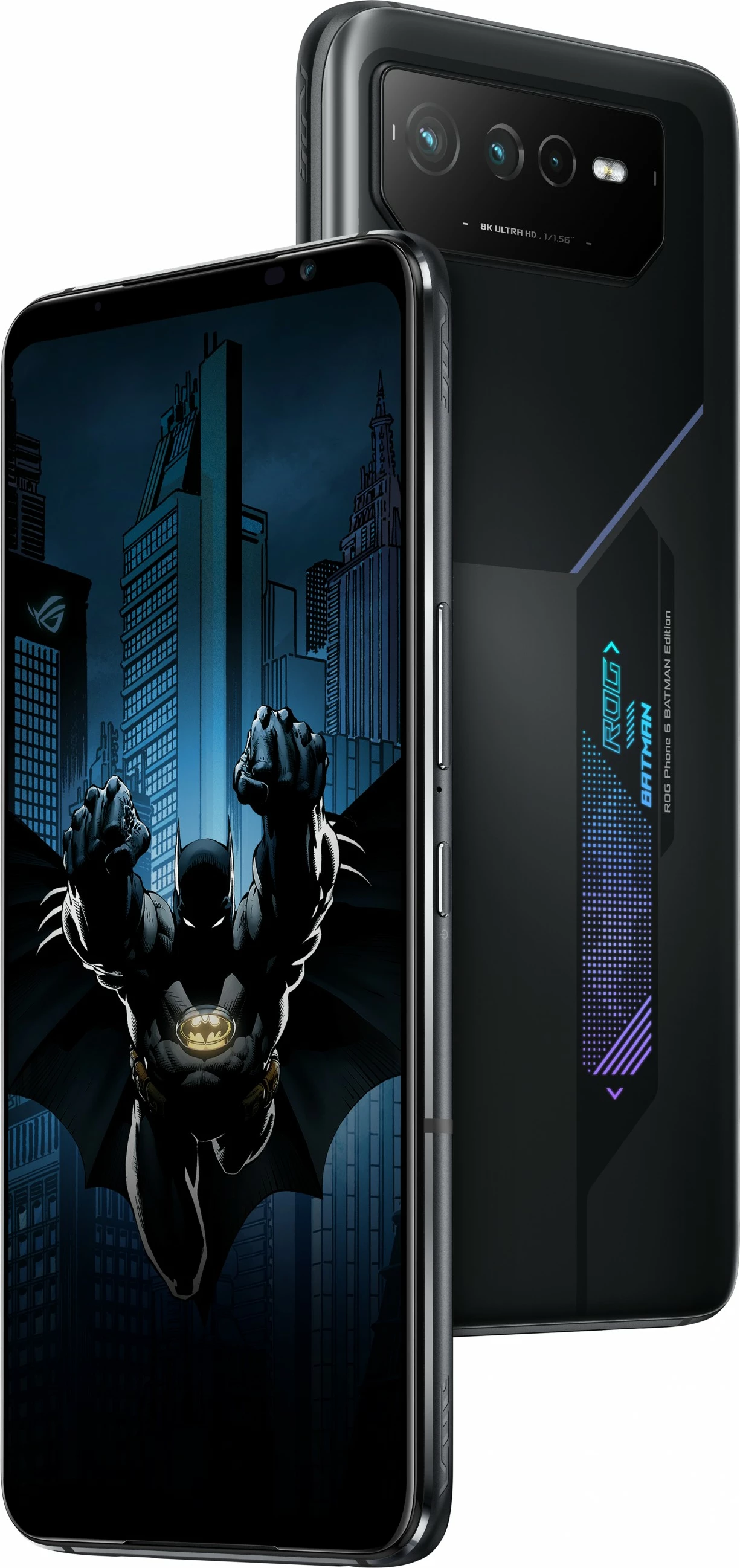 Celular ASUS ROG Phone 6 BATMAN Edition, 12 GB, 256 GB, 50 MP, Android 12, Black