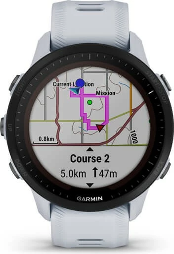 Smartwatch Garmin Forerunner 955, 32GB, GPS, Whitestone