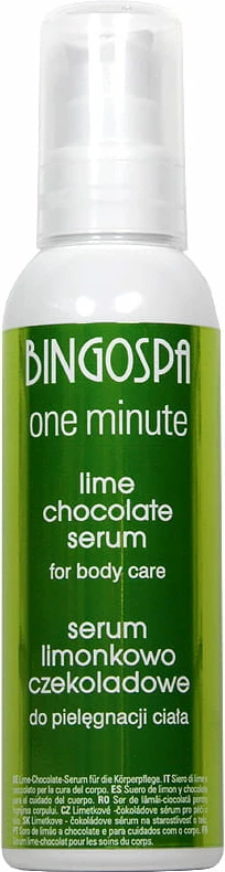 Serum për trup BingoSpa One Minute Lime-Chocolate për femra, 135g