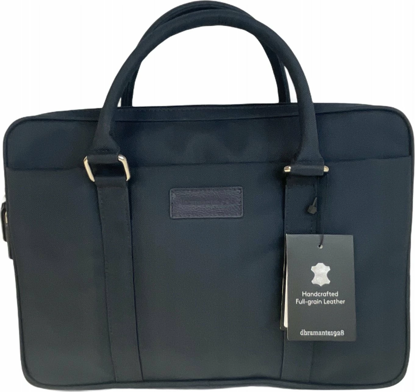 Çantë laptopi dbramante1928 Stelvio Slim Bag Pure 14" lëkurë full-grain, navy
