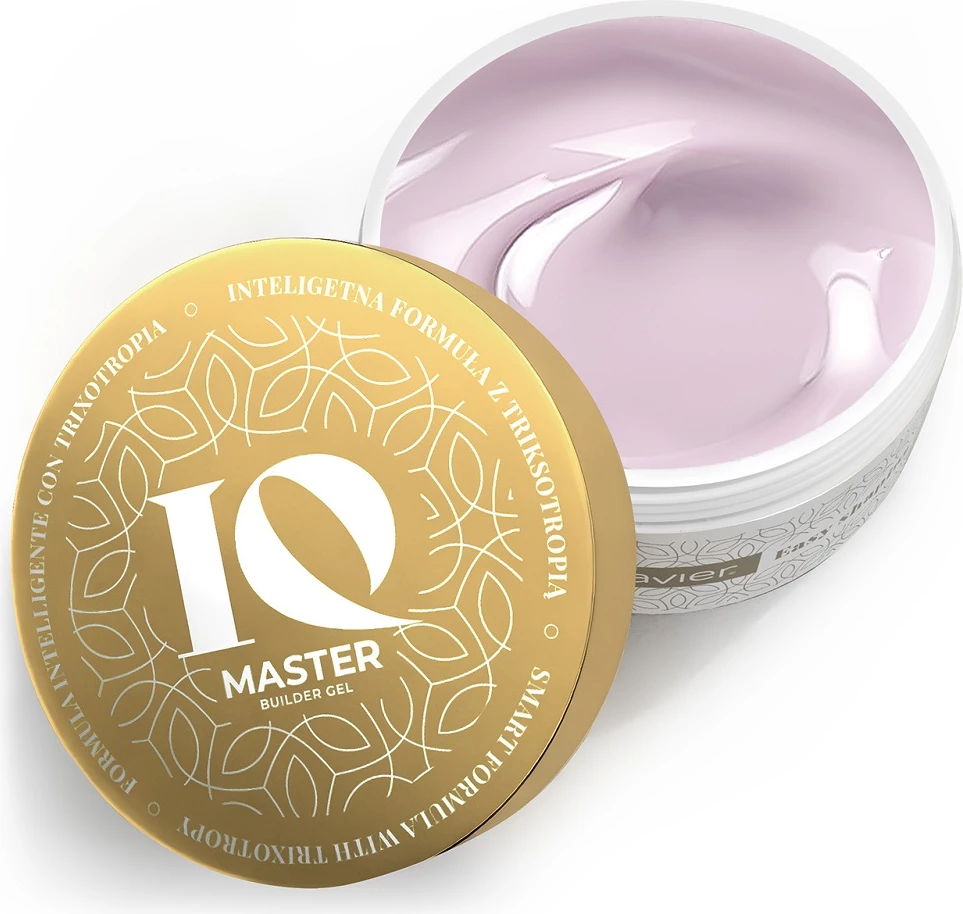 Xhel ndërtues për thonj Clavier IQ Master për femra Rose 50g