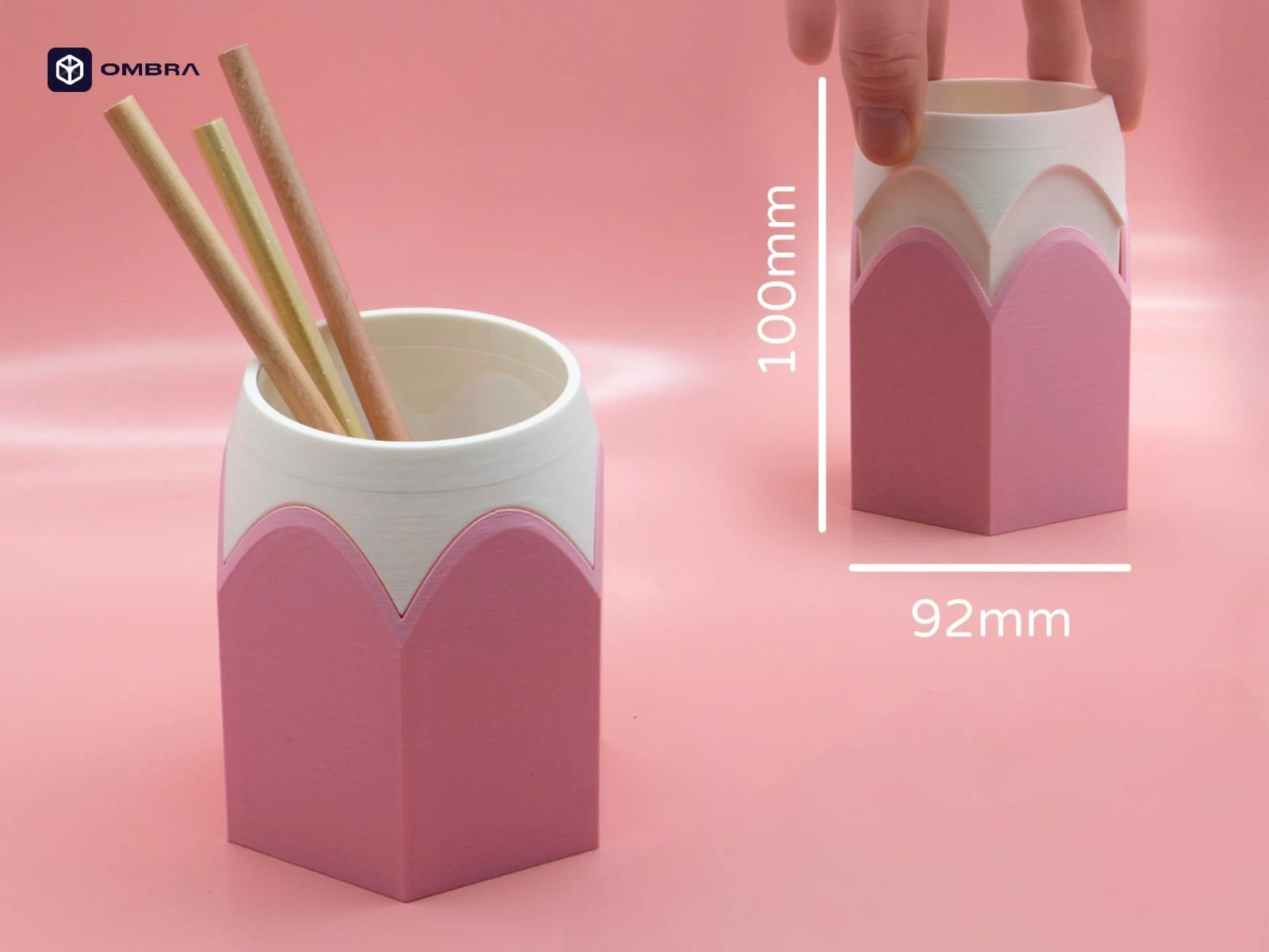 Mbajtëse për lapsa - e pembe