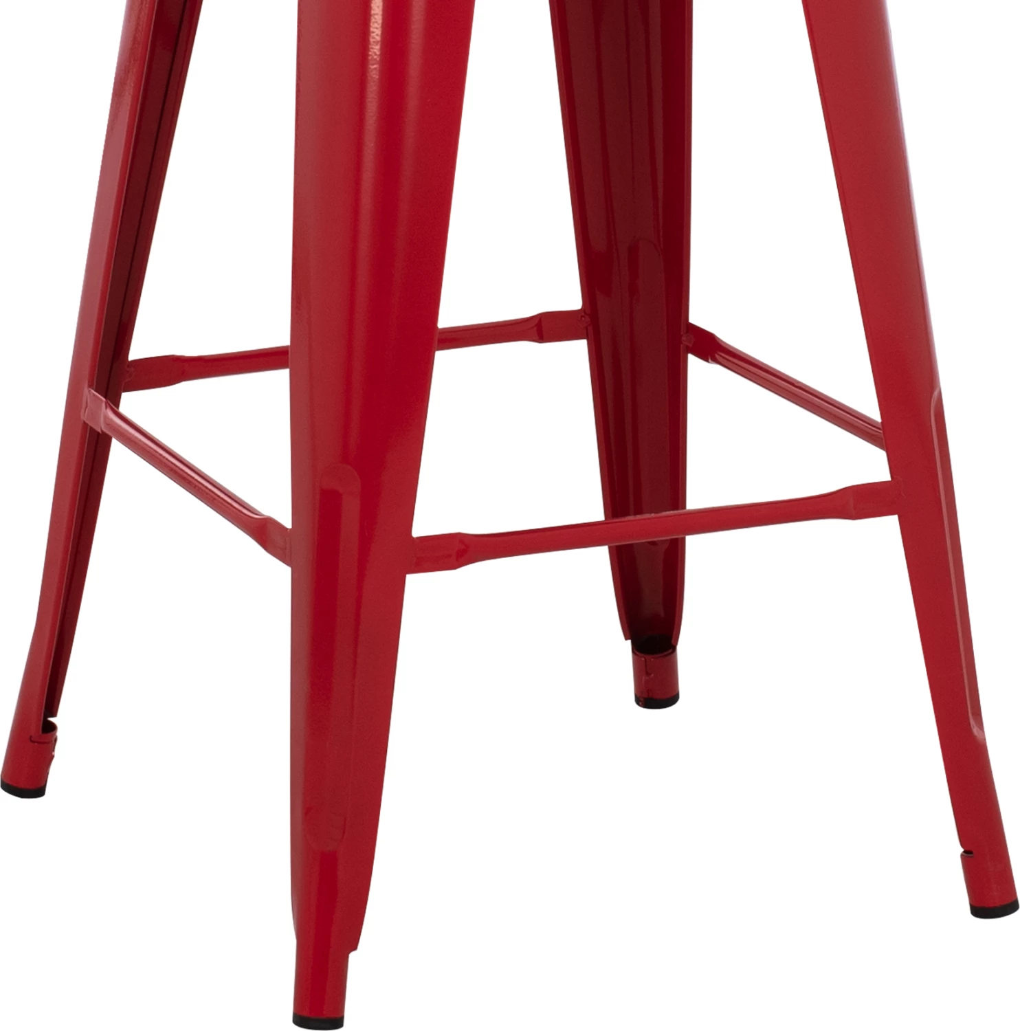 Karrige për bar, lartësi mesatare, MELITA-PRO, FH8573.44, metalike, ngjyrë e kuqe, 43x43x67H cm