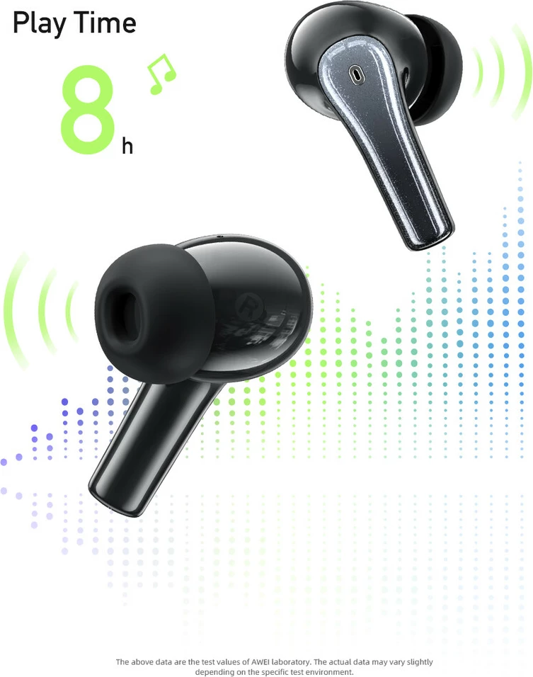 Kufje Me Bluetooth AWEI T62ENC (Zezë)