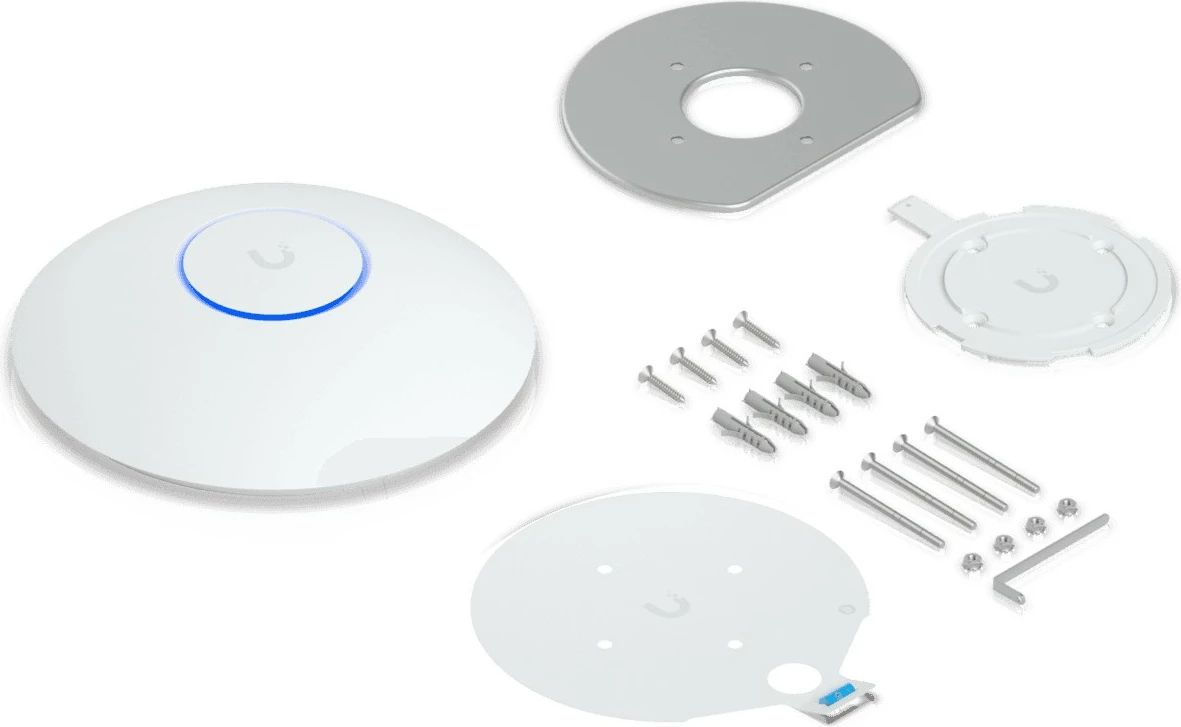 Access point Ubiquiti Unifi U7-LR, WiFi-7, 160m², bardhë