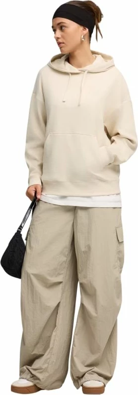 Duks për femra Puma ESS Elevated Comfort Hoodie 691814 87, krem