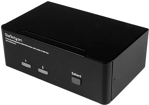 Switch KVM StarTech SV231DPDDUA2, 2-Port DisplayPort Dual Monitor, 4K 60Hz, i zi