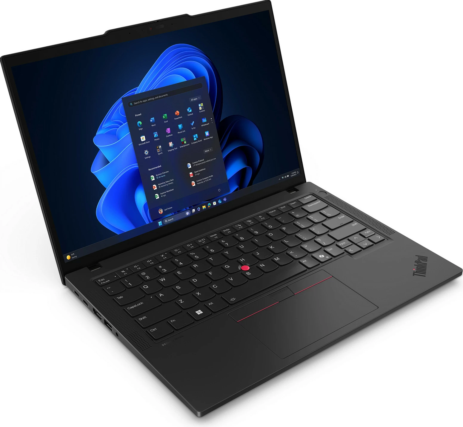 Laptop Lenovo ThinkPad T14 Gen 6, Intel Core Ultra 5, 16GB RAM, 512GB SSD, 14" 1920x1200, Windows 11 Pro, e zezë