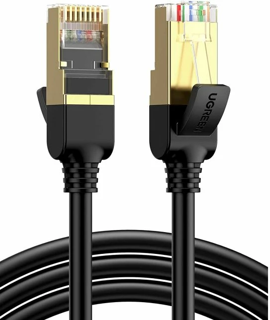 Kablo rrjeti UGREEN Cat7 11269 RJ45 STP 2m 10Gbps 600MHz, e zezë