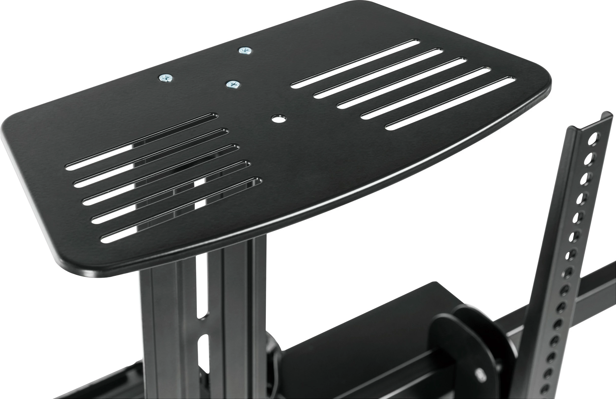 Stativ dyshemeje për TV/Monitor EQUIP 650633, 55"-100", VESA 800x600, me rrota, 120 kg, i zi