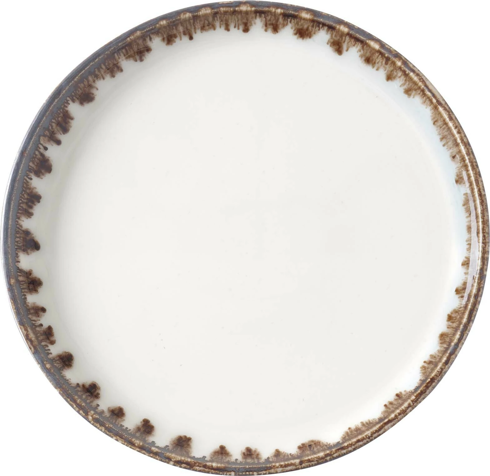 Tas i cekët Fine Dine Vanilla 750ml 200x40mm porcelan, krem, set 4 copë