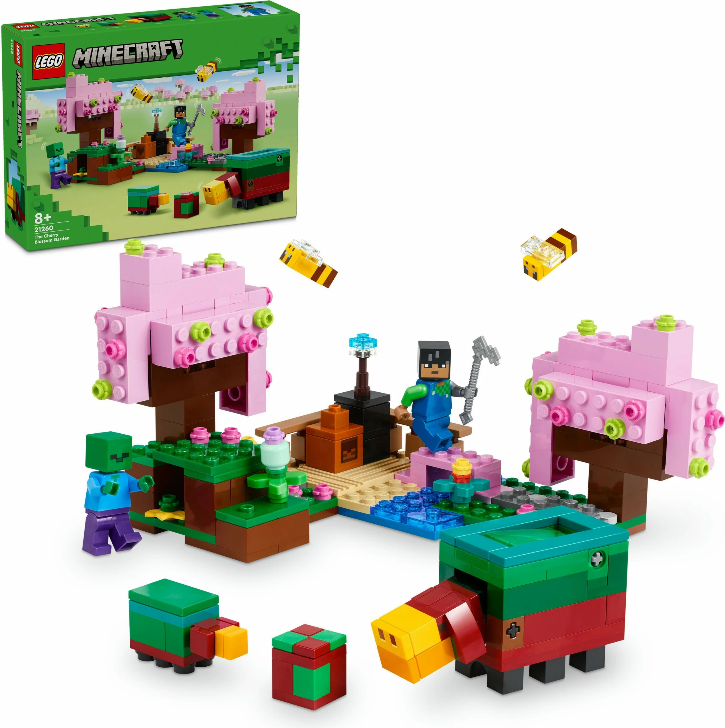 Set ndërtimi LEGO Minecraft 21260, 304 pjesë, multikolor