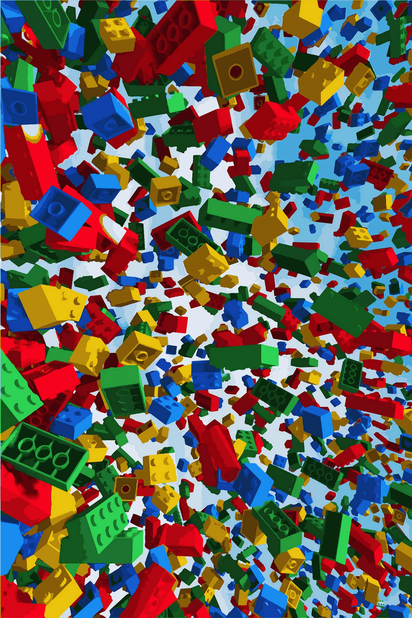 Qilim për korridor, shumëngjyrësh, Conceptum Hypnose, WOOKECE152, 80x200cm