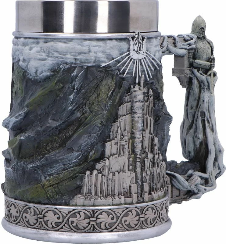 Filxhan NEMESIS NOW Lord of the Rings Gondor, i licencuar zyrtarisht, resin i pikturuar me dorë, koleksion, gri