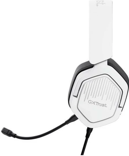 Kufje gaming Trust GXT492W CARUS, me mikrofon, 3.5mm, e bardhë