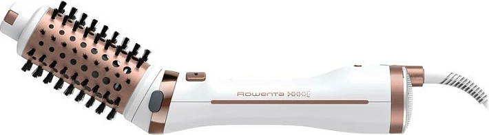 Furçë me ajër të nxehtë Rowenta Brush Activ Ultimate Care CF9720, rrotulluese, jonike, 3 shpejtësi/temperatura, bakër/bardhë