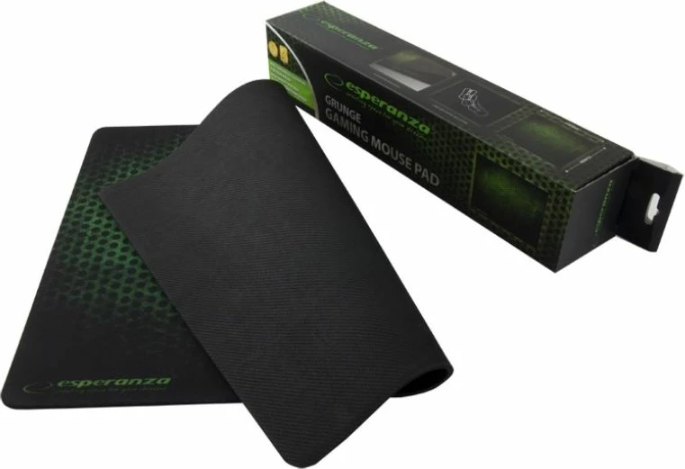 Mouse pad gaming Esperanza Grunge EA146G, i bardhë/jeshil