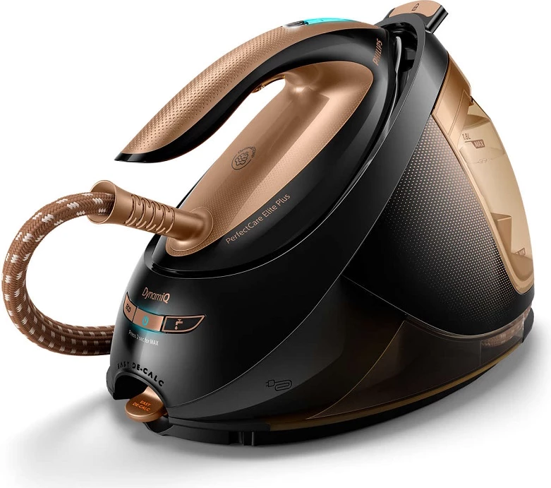 Hekur me gjenerator avulli Philips PerfectCare Elite Plus GC9682/80 2700W 1.8L 8 bar, i zi