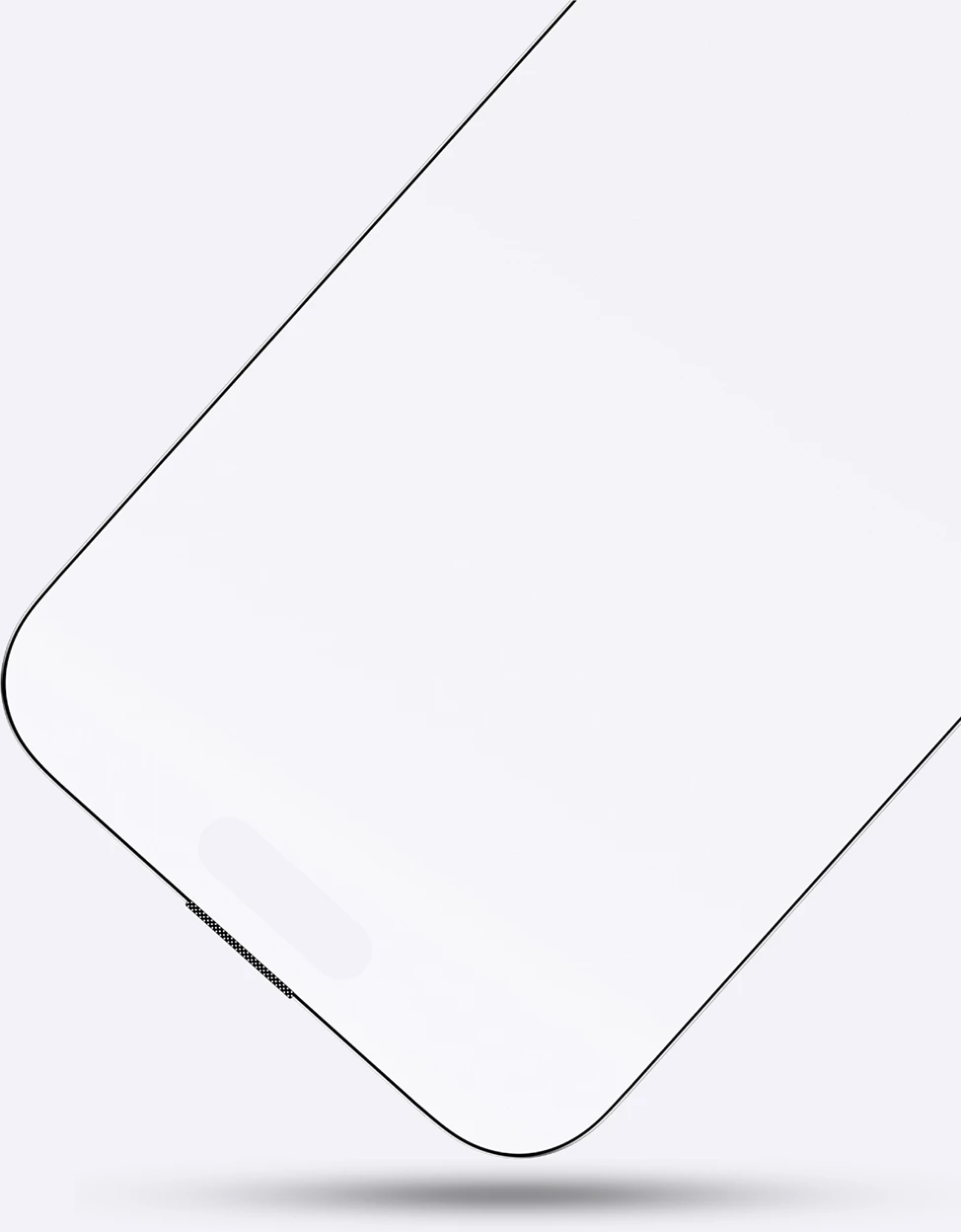 Xham mbrojtës AmazingThing Titan Matte Glass për iPhone 16, mat, transparent