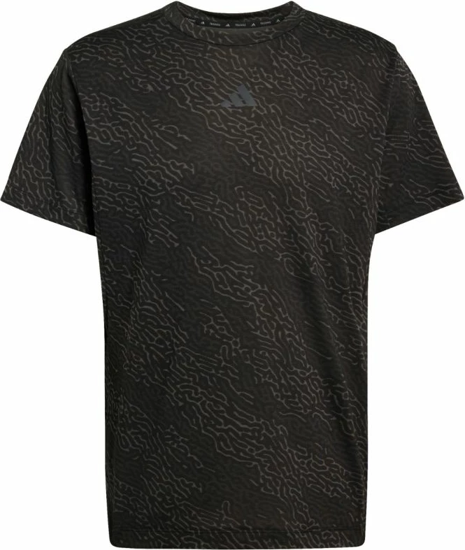 Maicë për meshkuj adidas D4T Power Aop Tee KF3097, e zezë