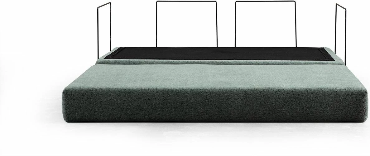 Divan-krevat dy ulëshe, ngjyrë e gjelbër, Atelier del Sofa, Via Con