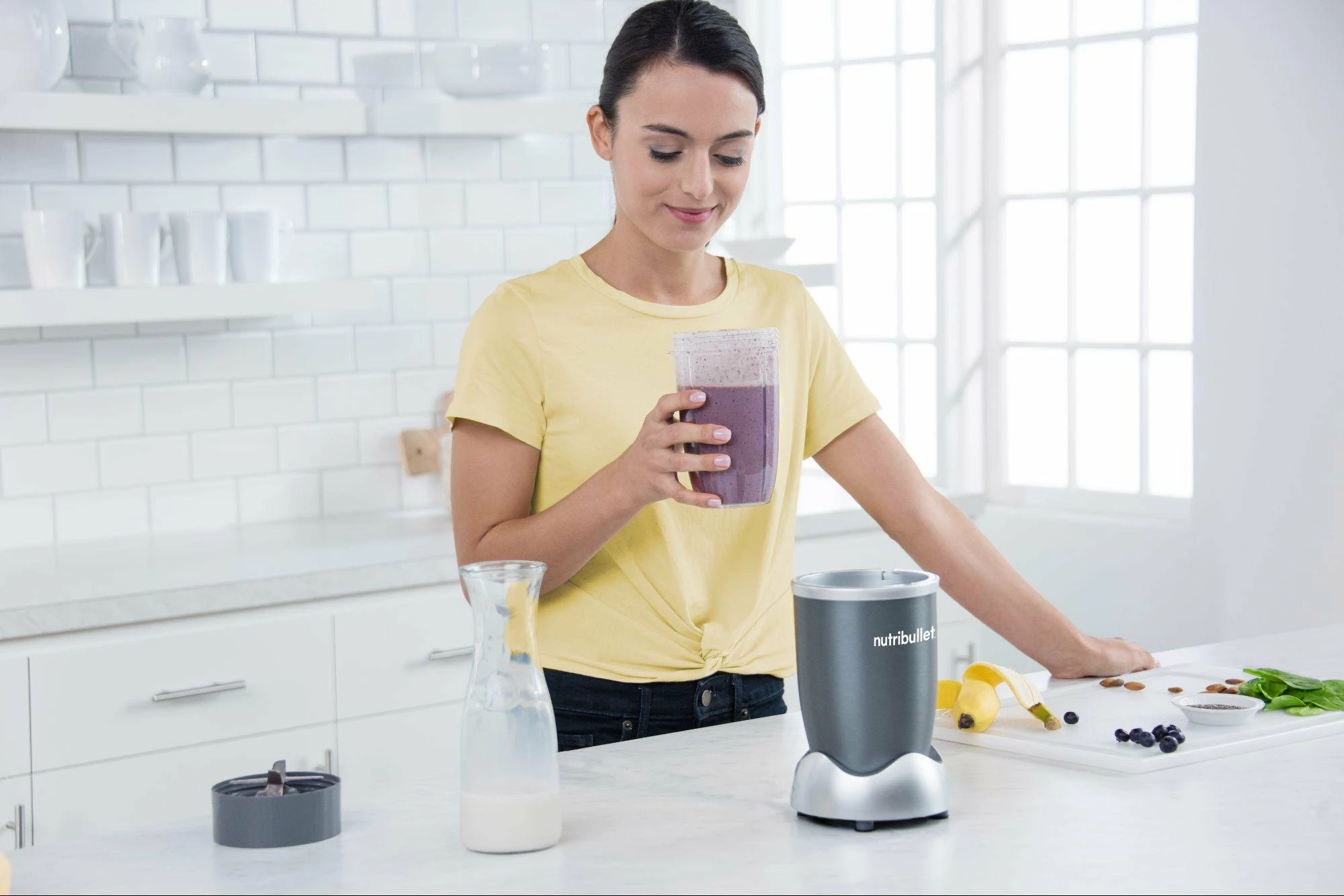Blender Nutribullet Original 600 NB606DG 600W 0.7L + 0.5L, gri, set