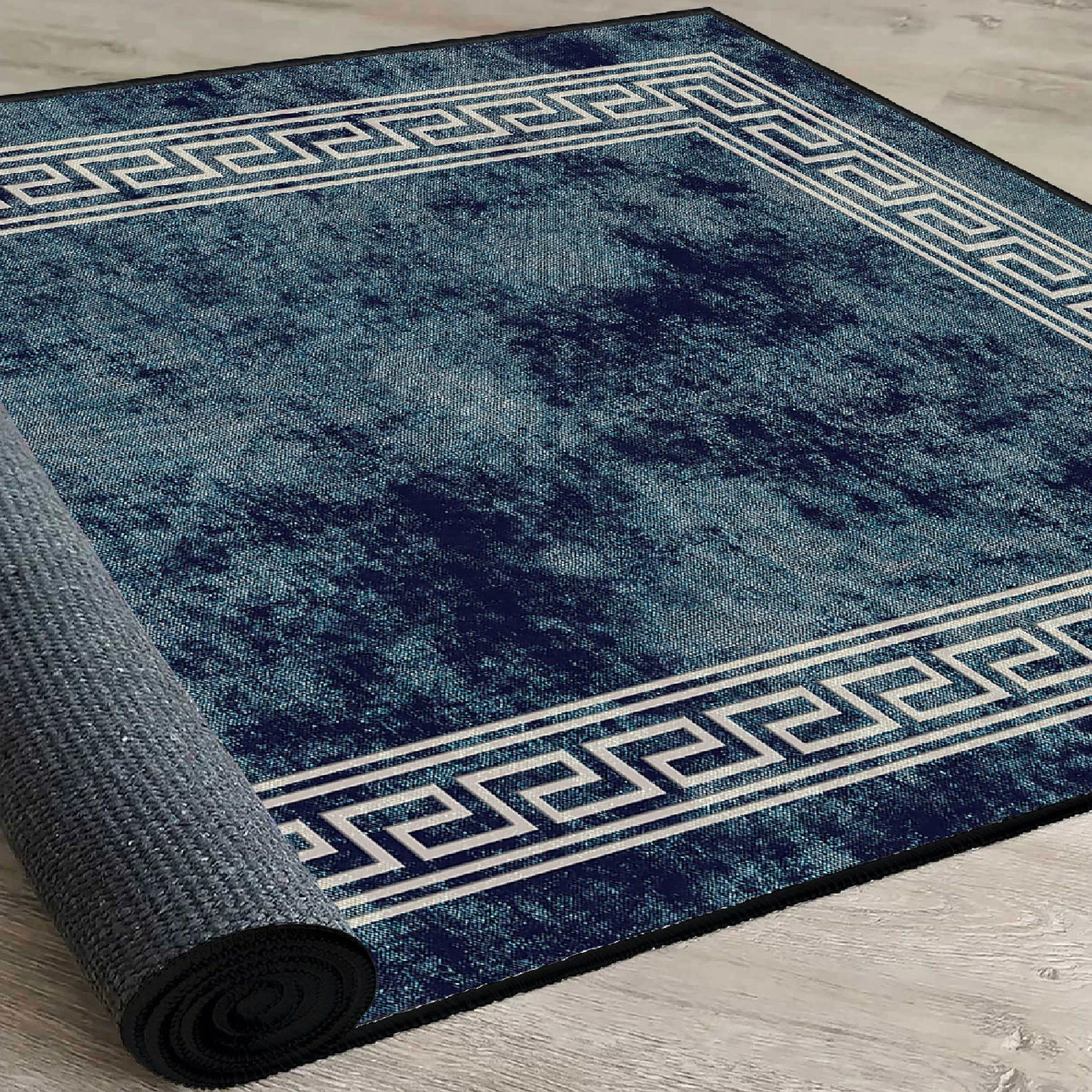 Qilim për korridor, ngjyrë kaltër e errët, Conceptum Hypnose, Els2150, 100x200cm