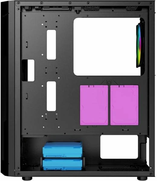 Kuti kompjuteri Gembird Fornax 400X midi-tower, e zezë