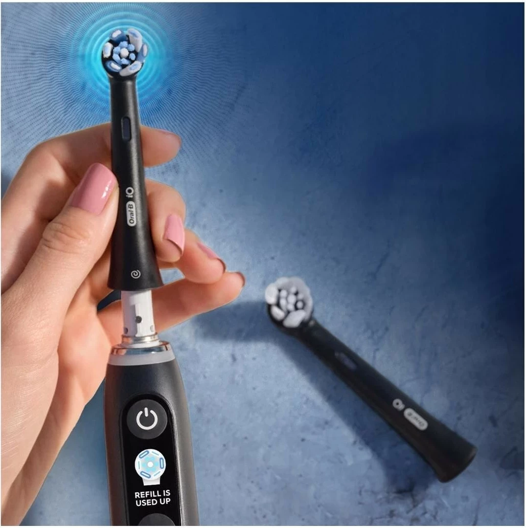 Koka rezervë për brushë elektrike Oral-B iO Ultimate Clean EB6, 6 copë, e zezë