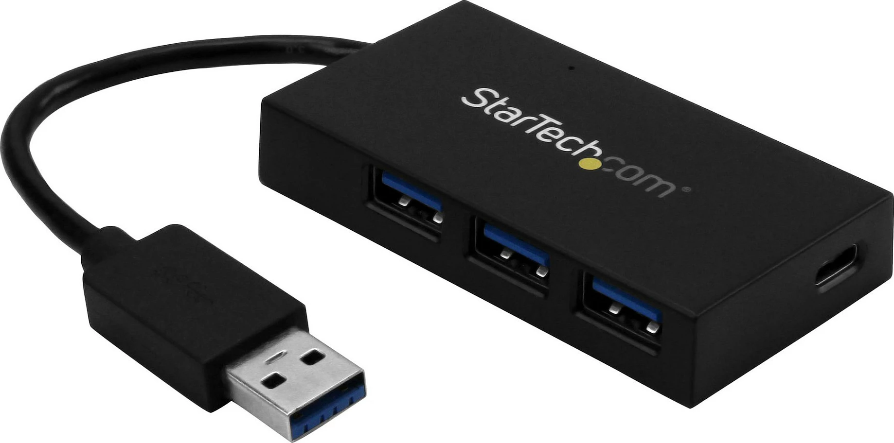 Hub USB StarTech HB30A3A1CFB, 4 porta (3x USB-A + 1x USB-C), USB 3.2 Gen 1 5Gbps, bus-powered, i zi