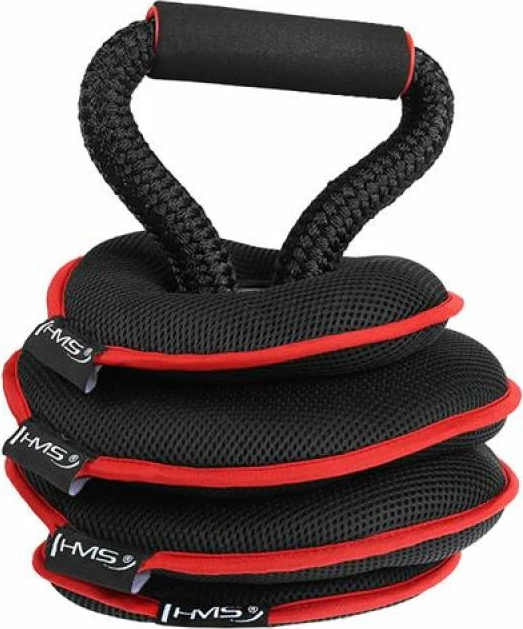Kettlebell i butë për femra dhe meshkuj HMS, i zi dhe i kuq