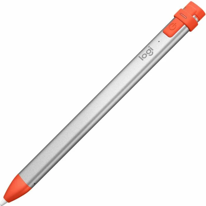 Stilolaps digjital Logitech Crayon 914-000034 për iPad (2019+), argjend/portokalli