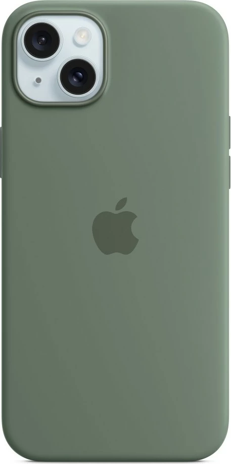 Mbështjellës Apple iPhone 15 Plus Silicone Case me MagSafe, 6.7", i gjelbër