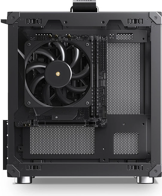 Kasë Jonsbo C6, Mini Tower, Micro-ATX, me dorezë bartjeje, e zezë