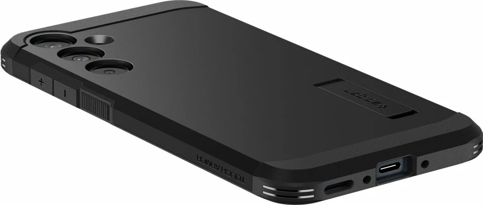 Mbështjellës Spigen Tough Armor për Samsung Galaxy A35 5G, i zi