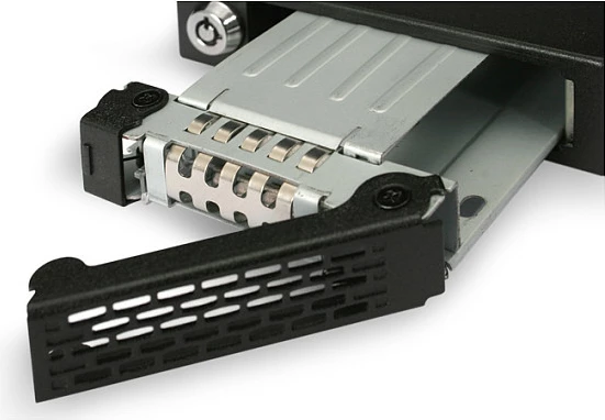 Tray për HDD/SSD Icy Dock MB991TRAY-B, 2.5" SATA/SAS, SECC, zi/argjend