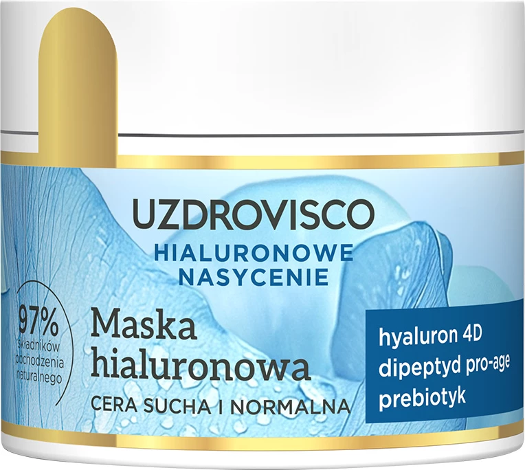Maskë për fytyrë për femra UZDROVISCO Hyaluronic Saturation Hyaluronic Mask, 40ml