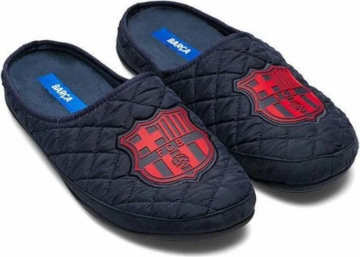 Papuqe për meshkuj FC Barcelona, navy blue